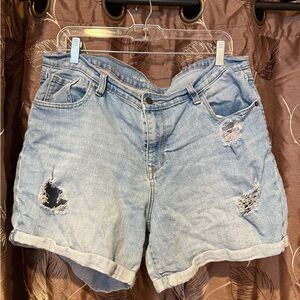 Old Navy Distressed Denim Shorts Size 16